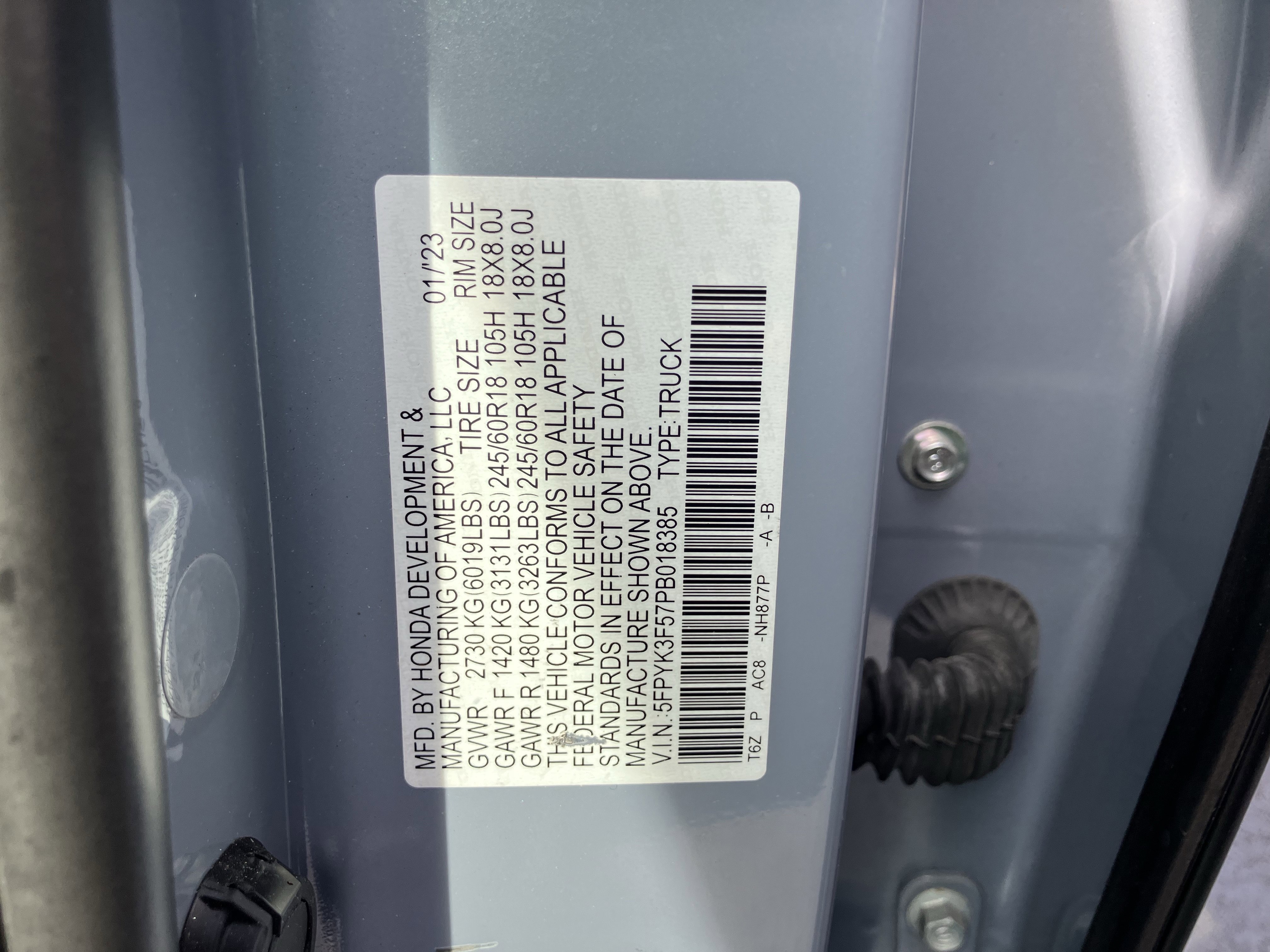 Certified 2023 Honda Ridgeline RTL image 36