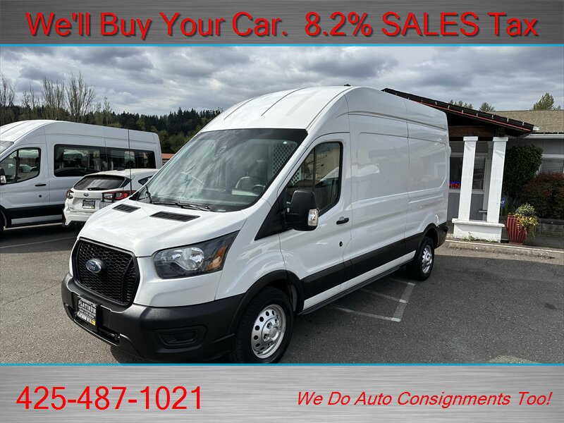 Used 2023 Ford Transit 350 148 High Roof AWD image 1