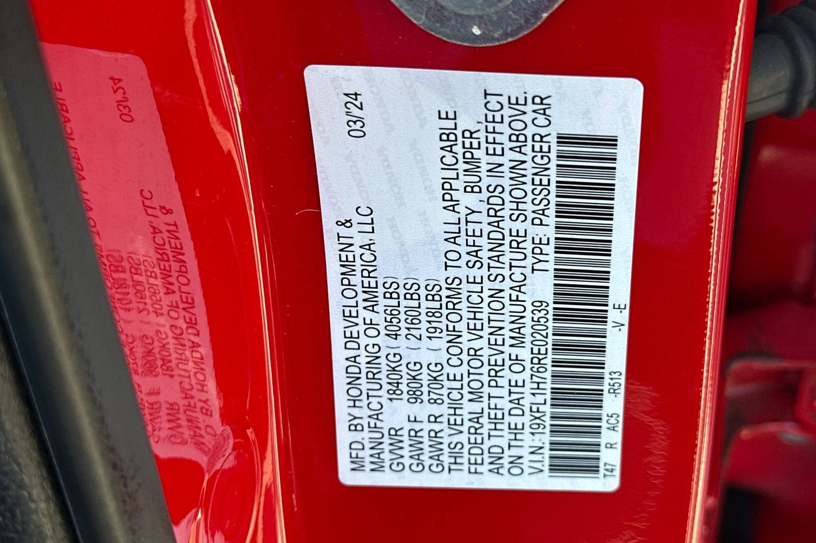 Certified 2024 Honda Civic EX-L image 28