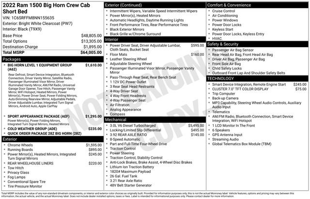 Used 2022 RAM 1500 Big Horn AWD/4WD image 11