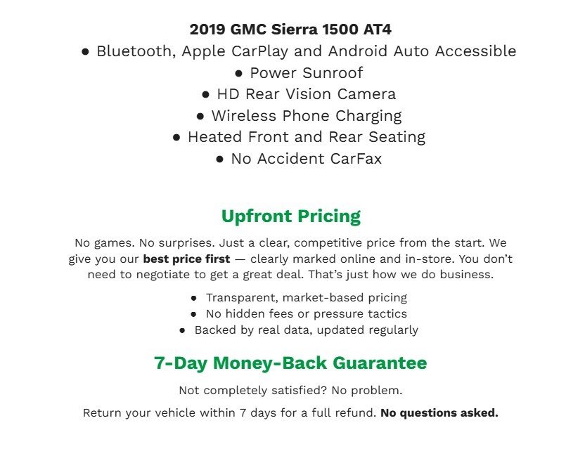 Used 2019 GMC Sierra 1500 AT4 w/ AT4 Premium Package image 2