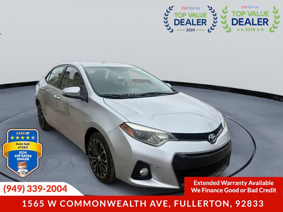 Used 2015 Toyota Corolla S FWD image 2