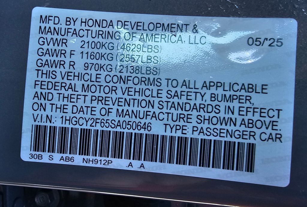 Used 2025 Honda Accord EX-L image 25