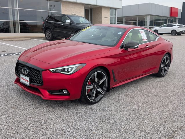 Certified 2022 INFINITI Q60 Red Sport 400 w/ Carbon Fiber Package image 1