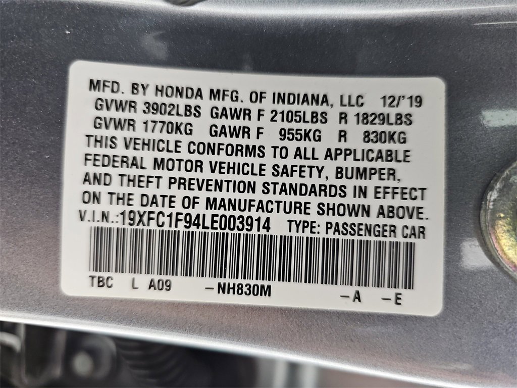 Used 2020 Honda Civic Touring image 43
