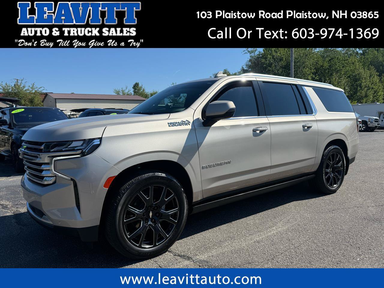 Used 2021 Chevrolet Suburban High Country