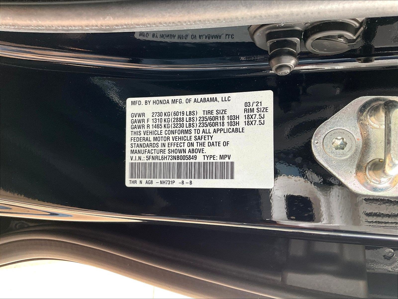 Used 2022 Honda Odyssey EX-L image 19