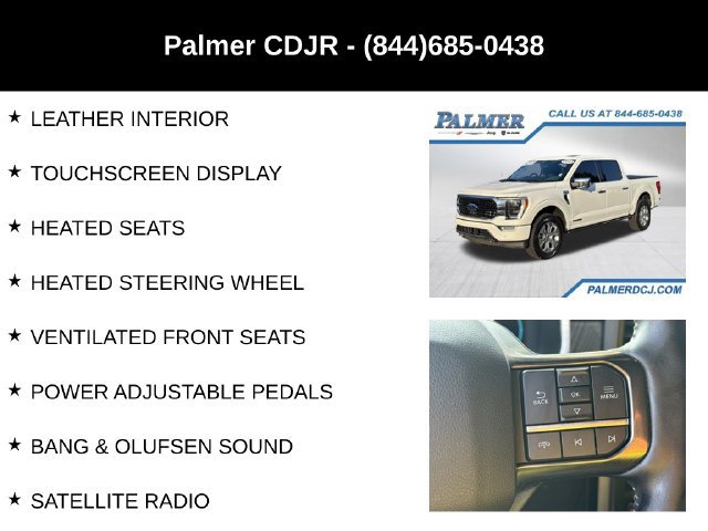 Used 2022 Ford F150 Platinum w/ Equipment Group 701A High AWD/4WD image 12