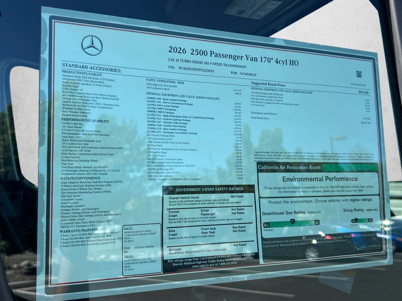 New 2026 Mercedes-Benz Sprinter 2500 image 19