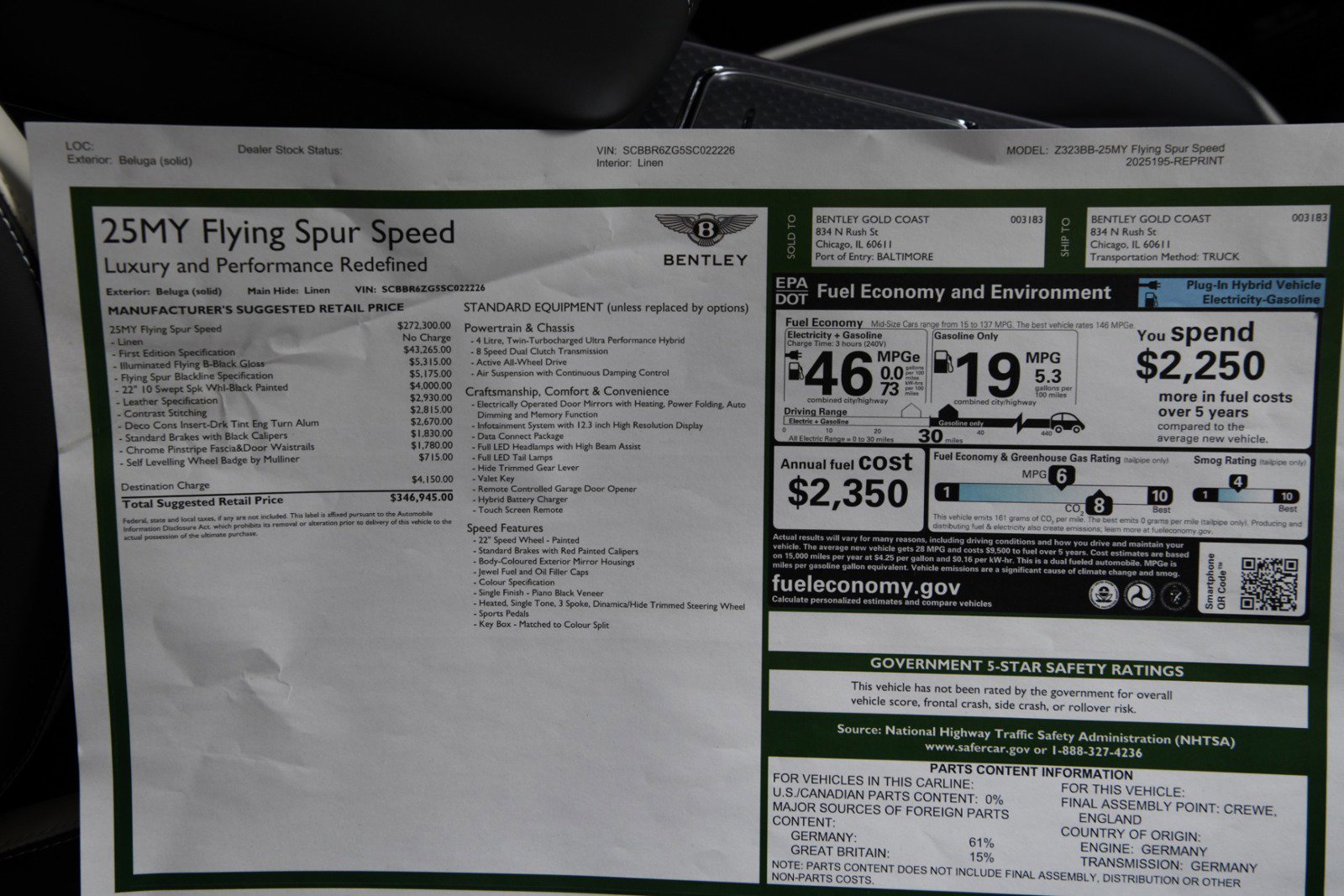 New 2025 Bentley Flying Spur Plug-In Hybrid image 28