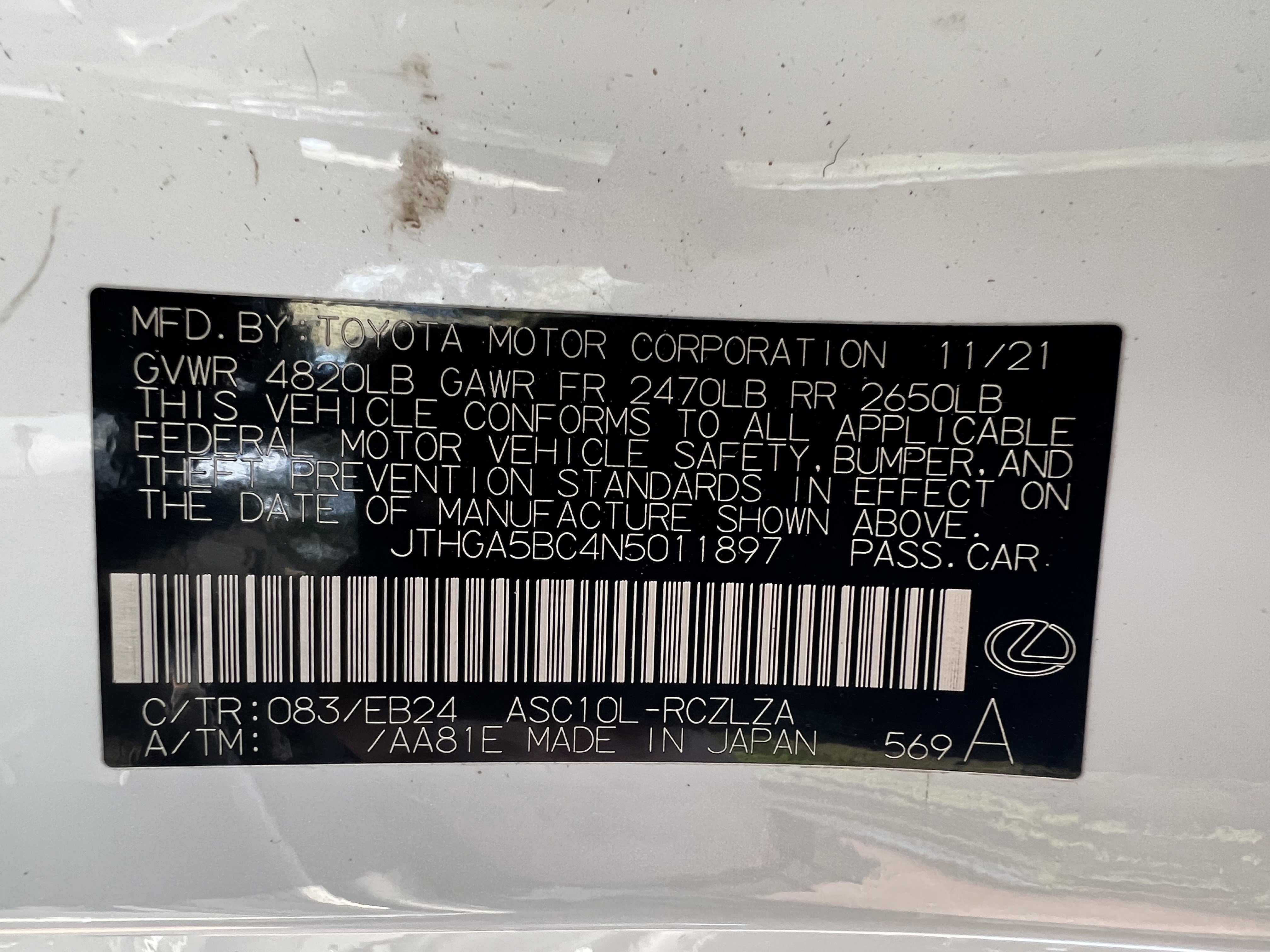 Used 2022 Lexus RC 300 F Sport w/ Navigation Package image 48