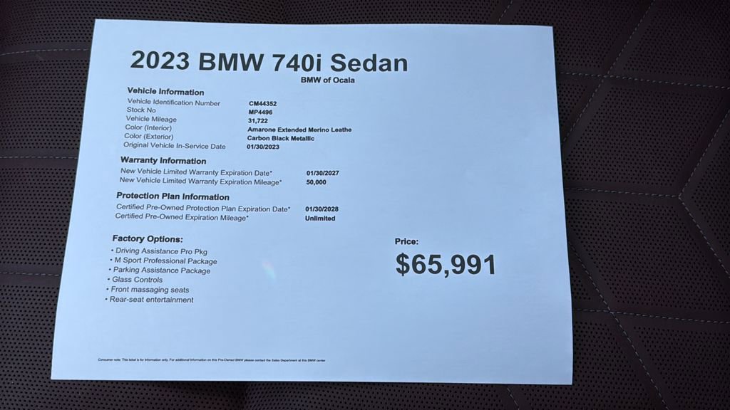 Certified 2023 BMW 740i image 23