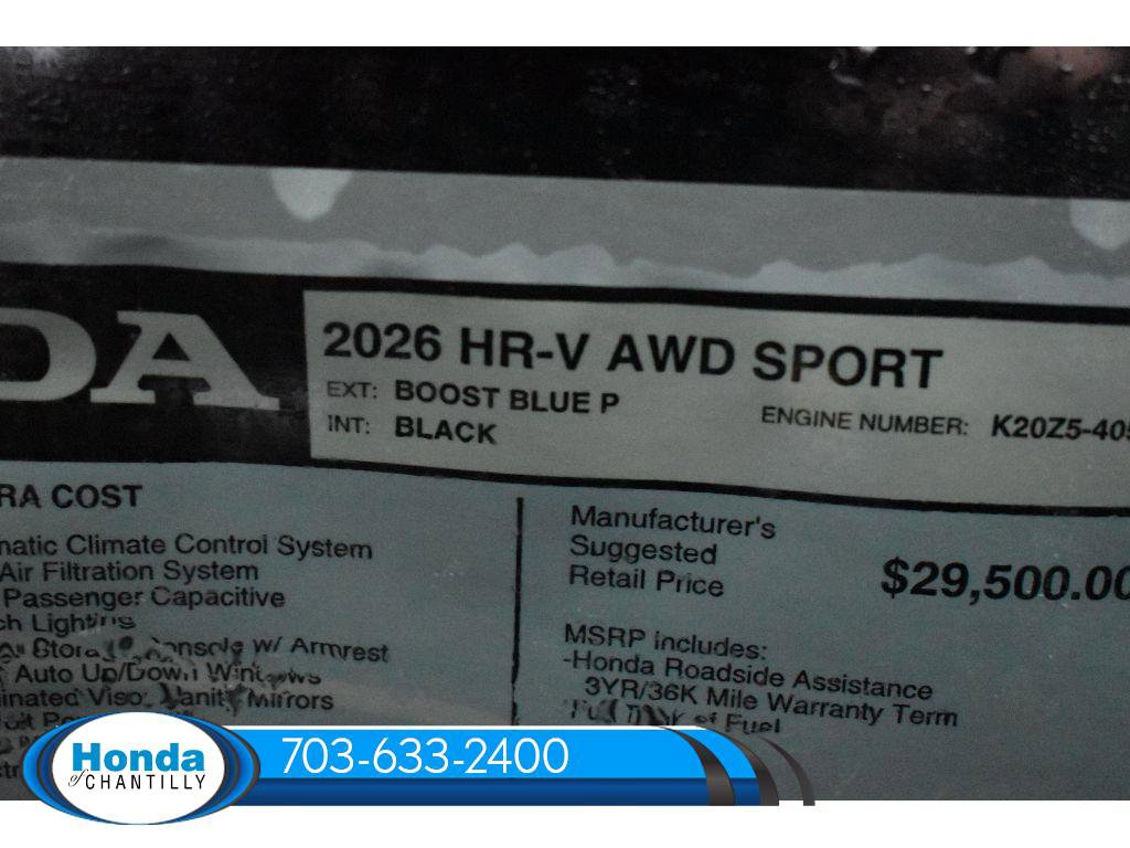New 2026 Honda HR-V Sport image 35