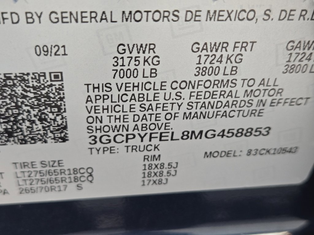 Used 2021 Chevrolet Silverado 1500 LT Trail Boss AWD/4WD image 33