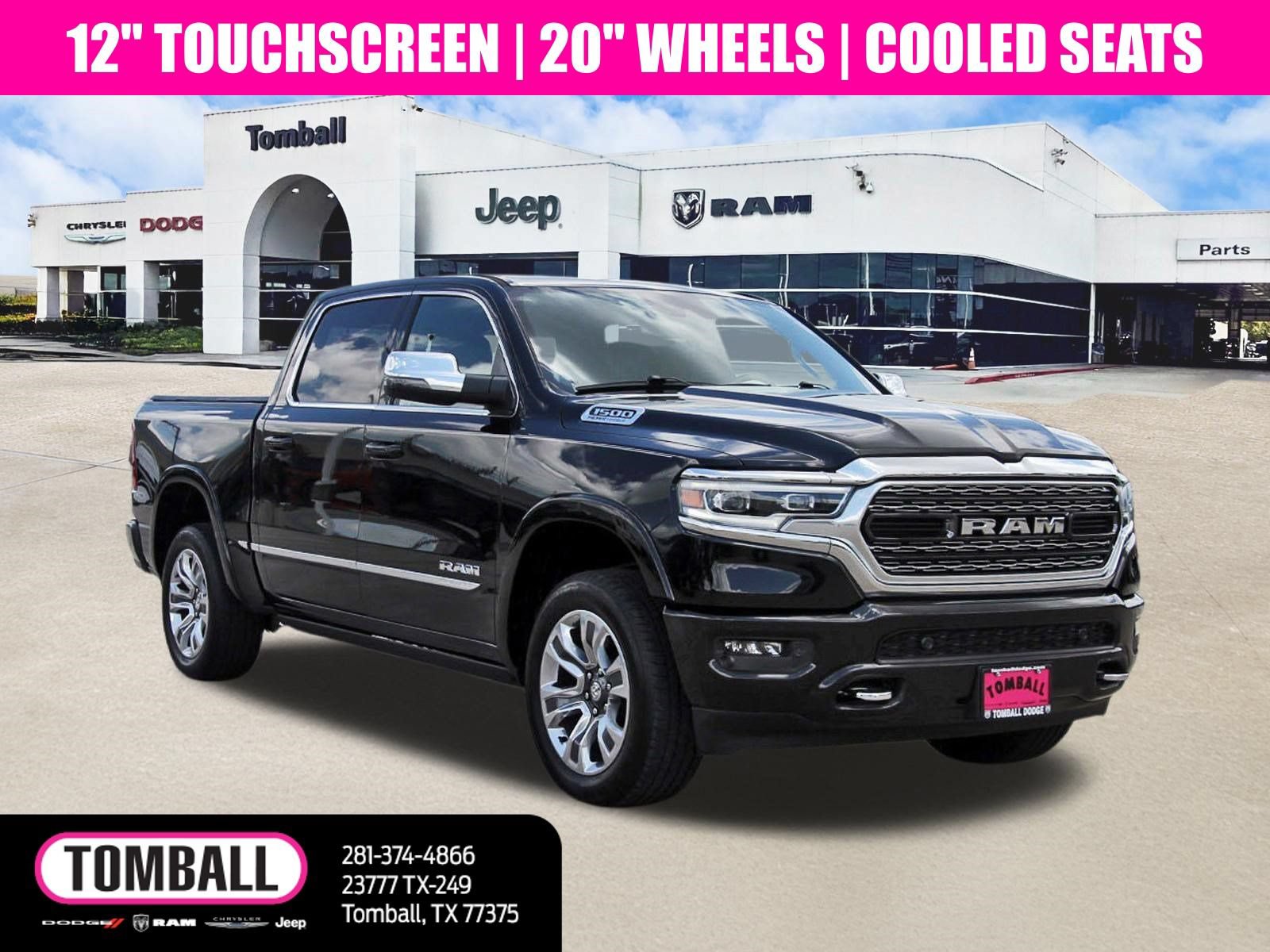 Used 2023 RAM 1500 Limited w/ Body Color Bumper Group AWD/4WD image 1