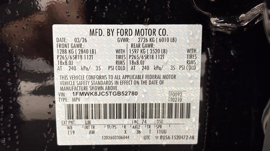 New 2026 Ford Explorer Tremor w/ Tremor Ultimate Package AWD/4WD image 50