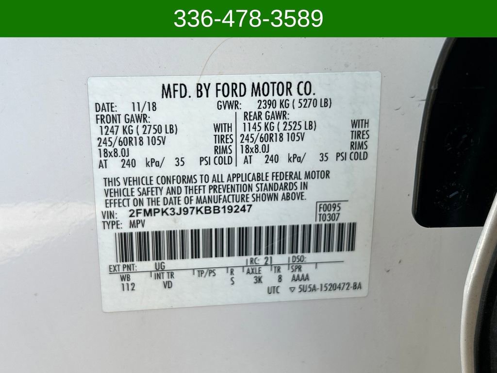 Used 2019 Ford Edge SEL w/ Equipment Group 201A image 29