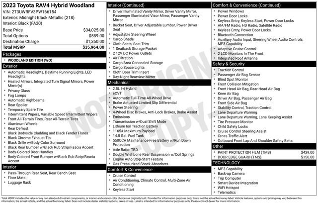 Certified 2023 Toyota RAV4 AWD Hybrid image 10
