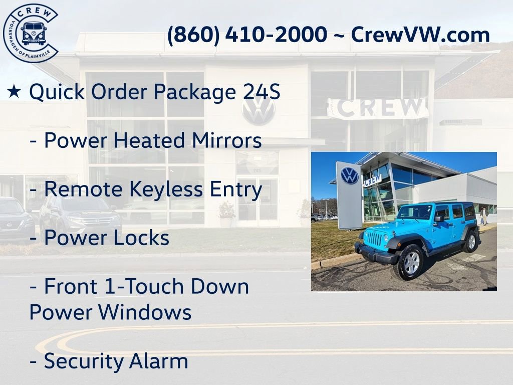 Used 2017 Jeep Wrangler Unlimited Sport w/ Quick Order Package 24S image 12