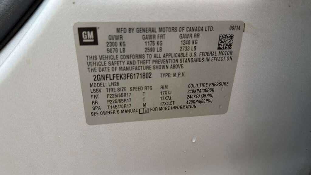 Used 2015 Chevrolet Equinox LT w/ Driver Convenience Package AWD/4WD image 32