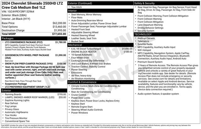 Used 2024 Chevrolet Silverado 2500 LTZ w/ LTZ Convenience Package AWD/4WD image 26
