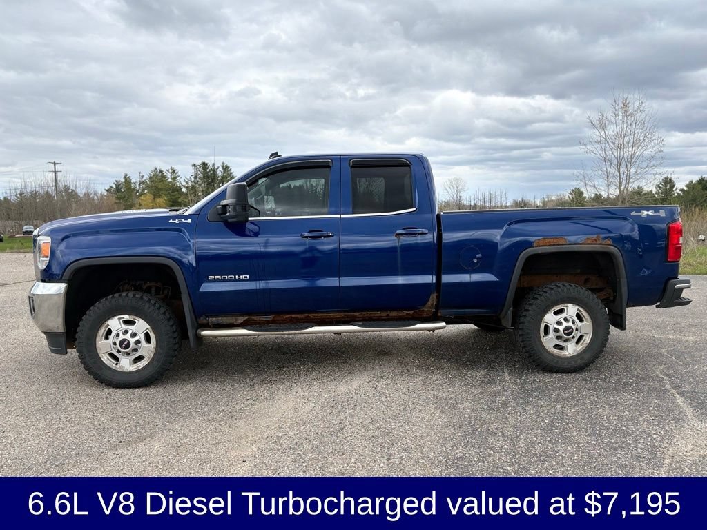 Used 2015 GMC Sierra 2500 SLE w/ SLE Preferred Package AWD/4WD image 3