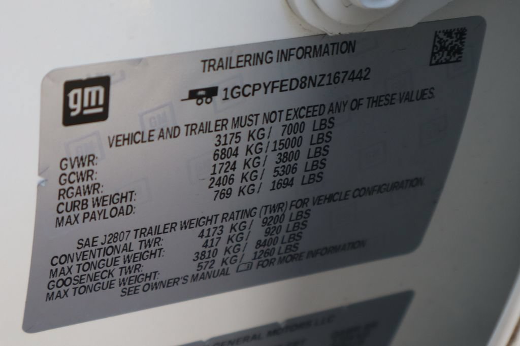 Used 2022 Chevrolet Silverado 1500 LT Trail Boss w/ Bed Protection Package AWD/4WD image 59