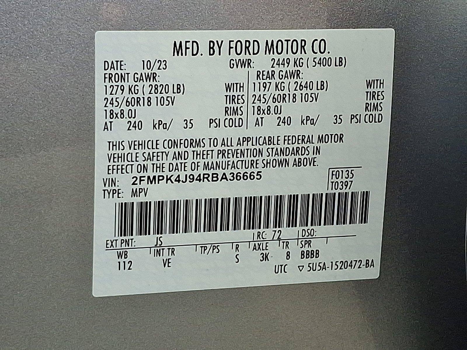 Used 2024 Ford Edge SEL AWD/4WD image 27