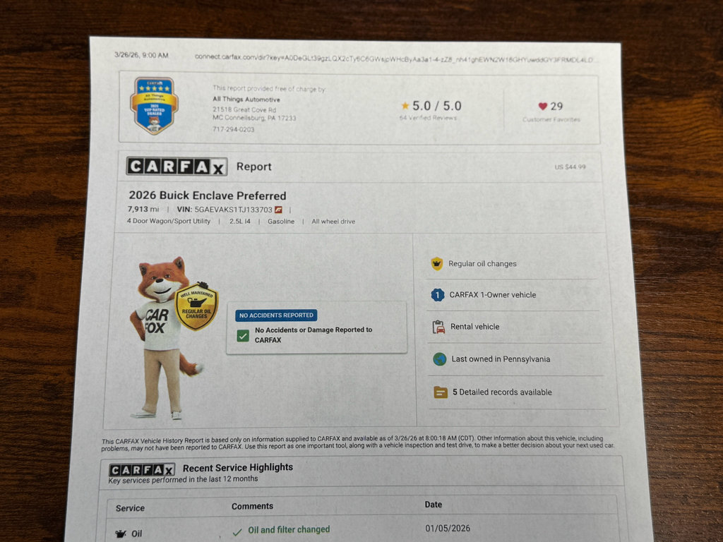 Used 2026 Buick Enclave Preferred image 41