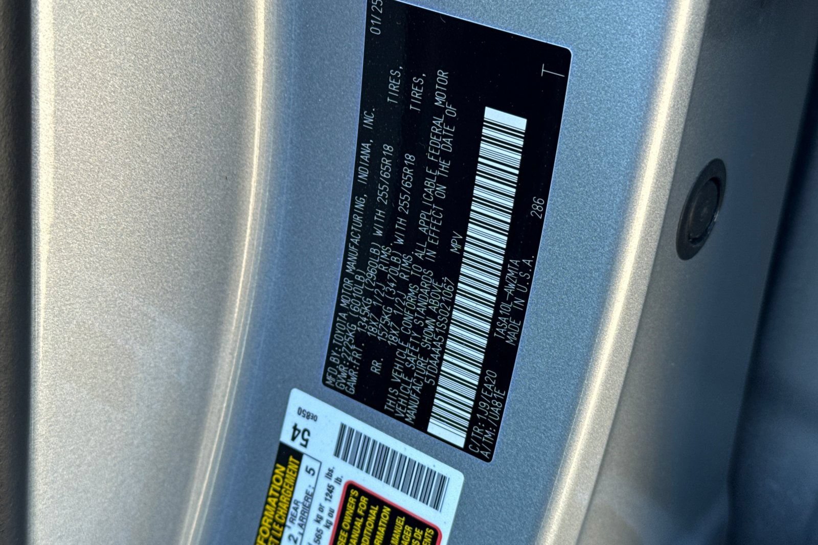 Certified 2025 Toyota Grand Highlander FWD image 58