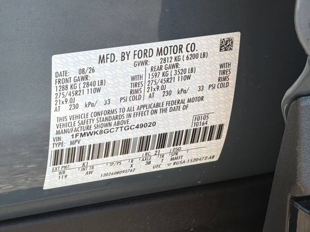 New 2026 Ford Explorer ST w/ Sun And Sound Package AWD/4WD image 36
