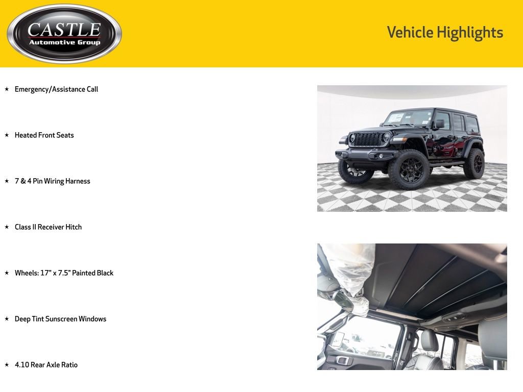 New 2025 Jeep Wrangler Unlimited Sport AWD/4WD image 19