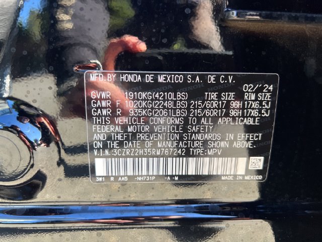 Certified 2024 Honda HR-V LX image 16