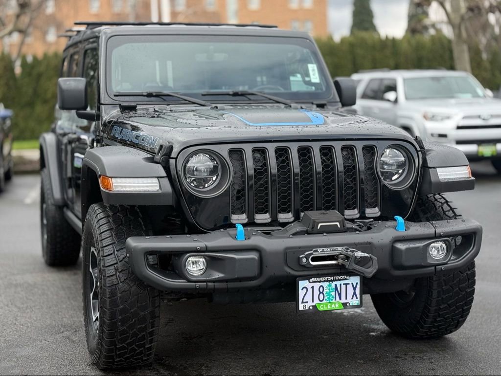 Used 2022 Jeep Wrangler Unlimited Rubicon 4xe w/ Steel Bumper Group image 7