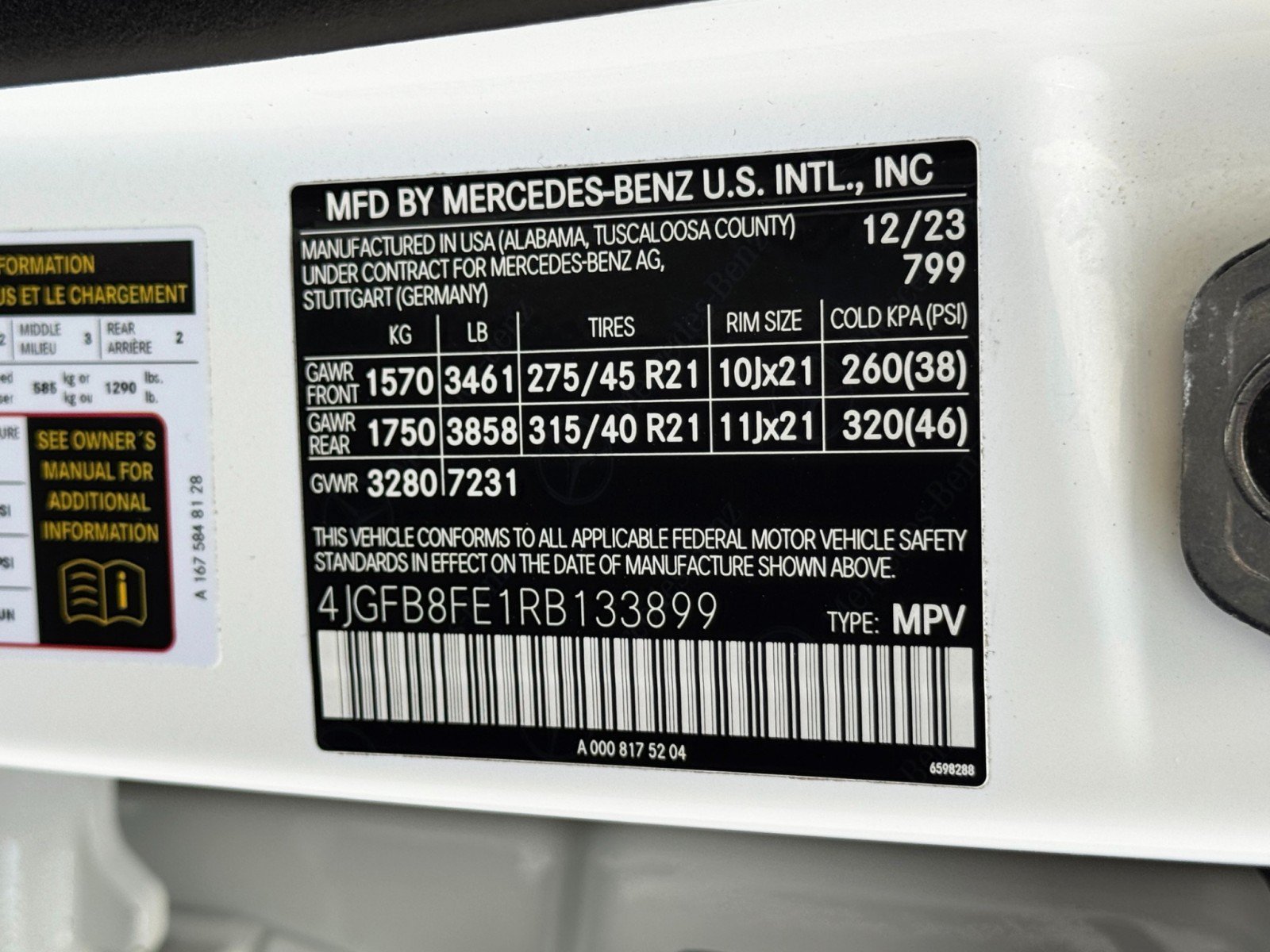 Used 2024 Mercedes-Benz GLE 580 4MATIC w/ 3rd Row Seat Package image 58