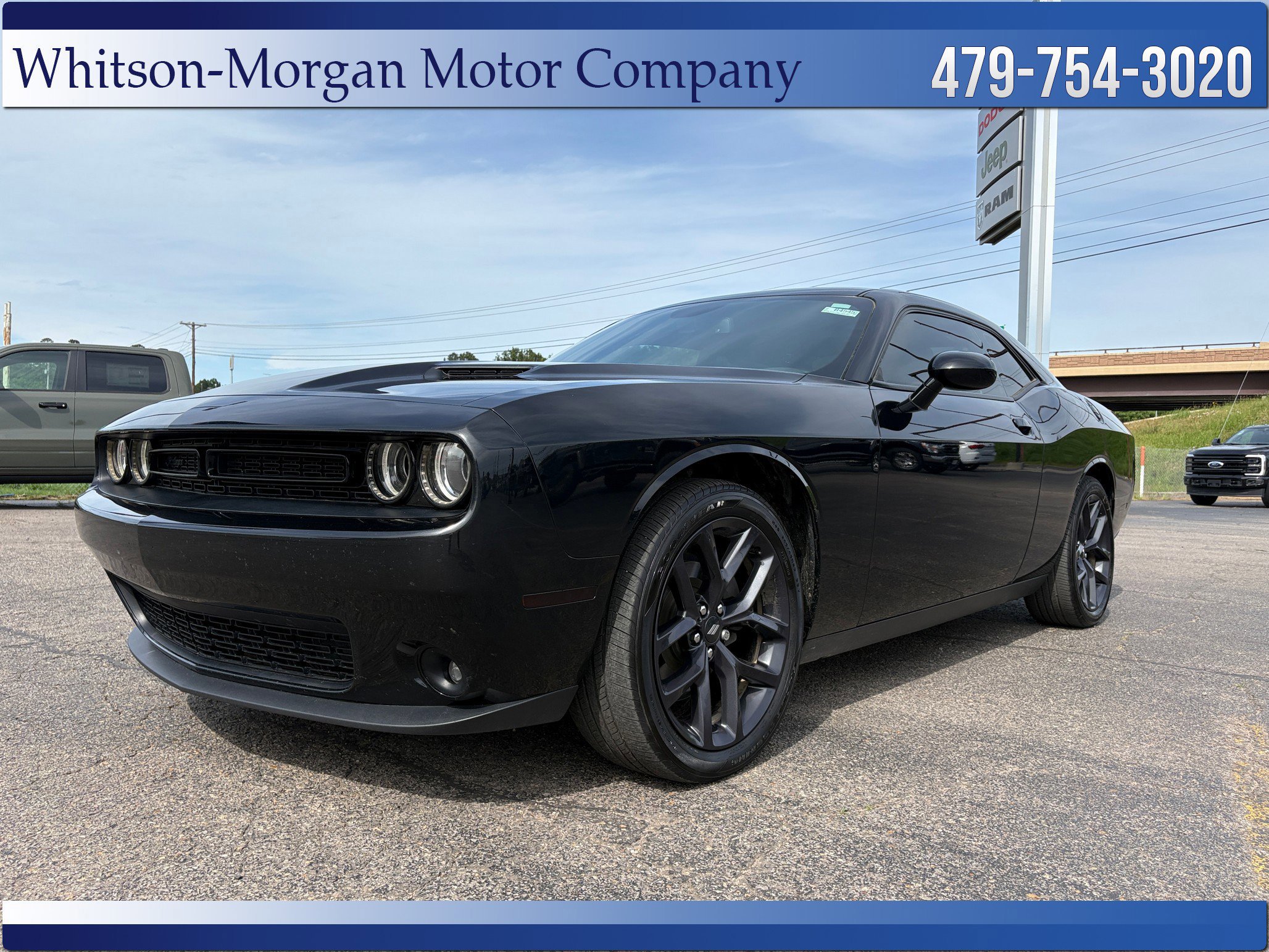 Used 2020 Dodge Challenger SXT w/ Blacktop Package RWD image 1