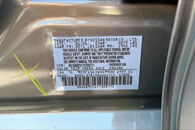 New 2026 Nissan Sentra SV w/ Floor Mat Package FWD image 13