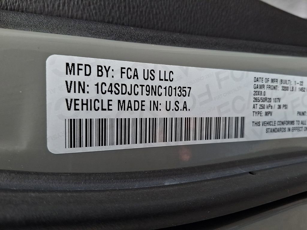 Used 2022 Dodge Durango R/T w/ Blacktop Package image 29