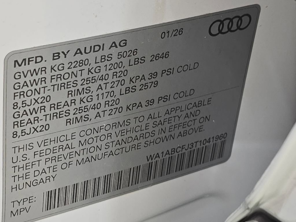 New 2026 Audi Q3 quattro 2.0T image 33