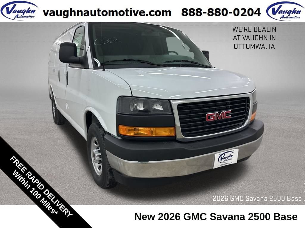 New 2026 GMC Savana 2500 w/ Driver Convenience Package RWD 360° Tour