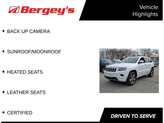 Used 2015 Jeep Grand Cherokee Overland w/ Advanced Technology Group image 4