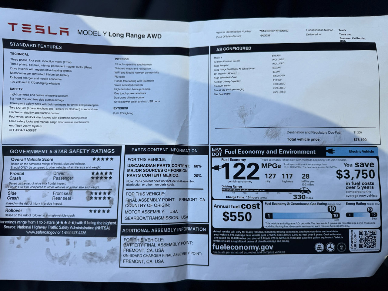 Used 2022 Tesla Model Y Long Range image 15