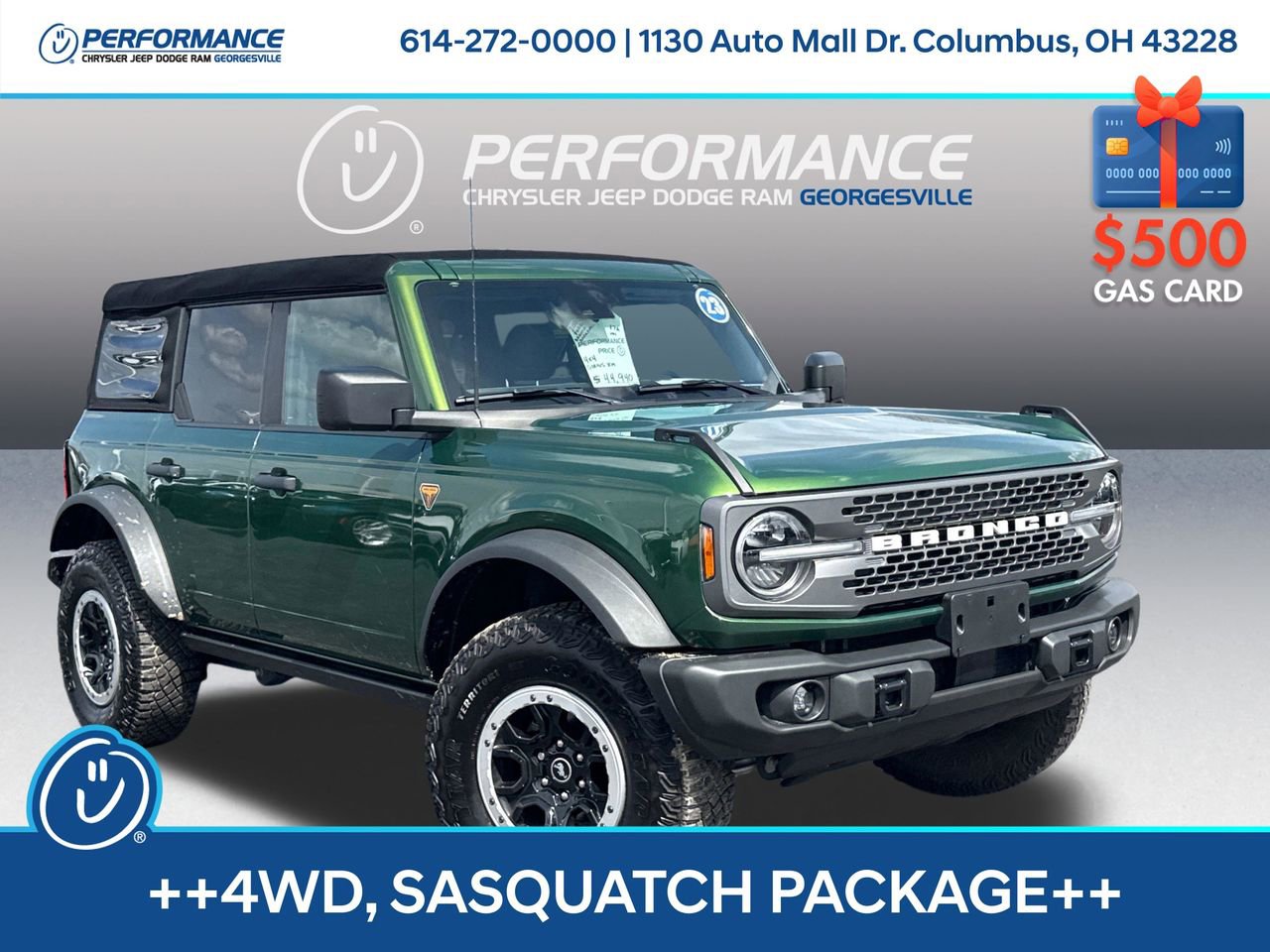Used 2023 Ford Bronco Badlands w/ Sasquatch Package