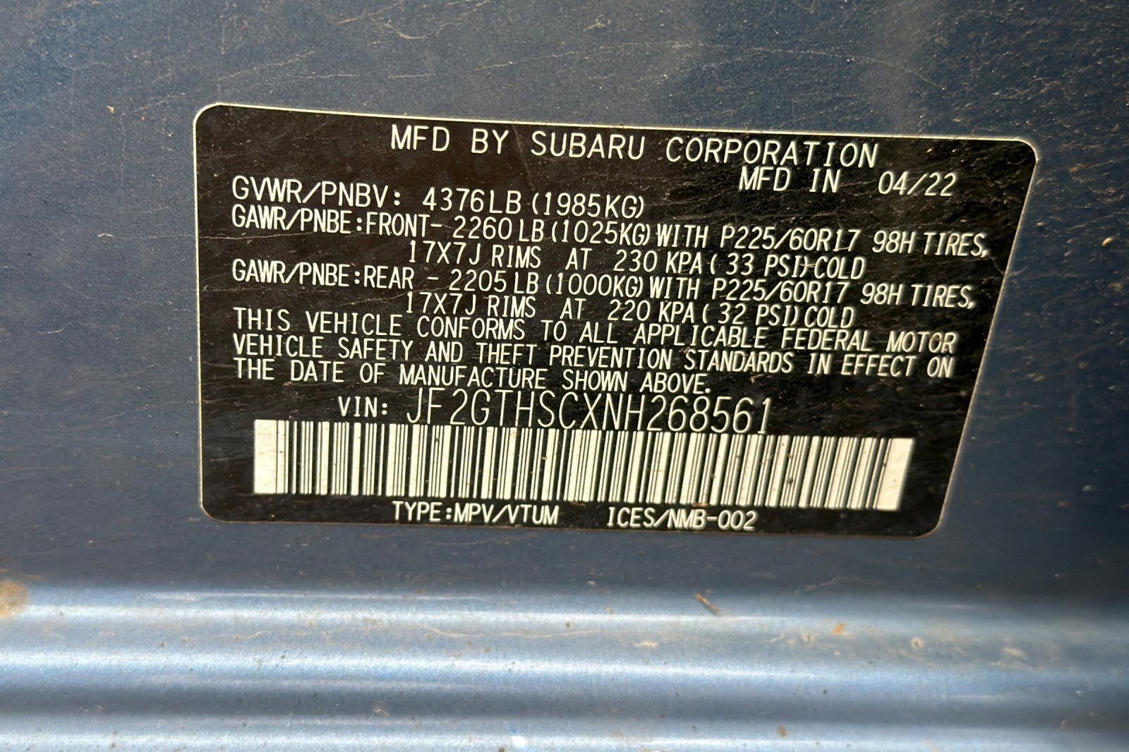 Used 2022 Subaru Crosstrek 2.5i Sport w/ Moonroof Package image 13