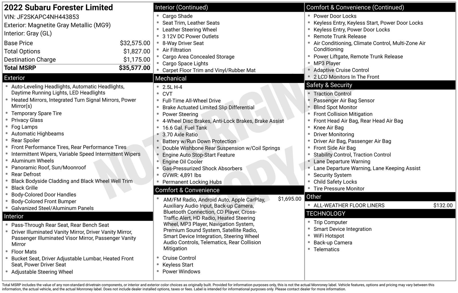 Used 2022 Subaru Forester Limited image 10