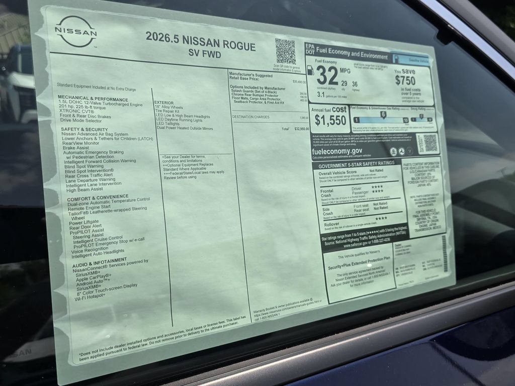 New 2026 Nissan Rogue SV FWD image 2