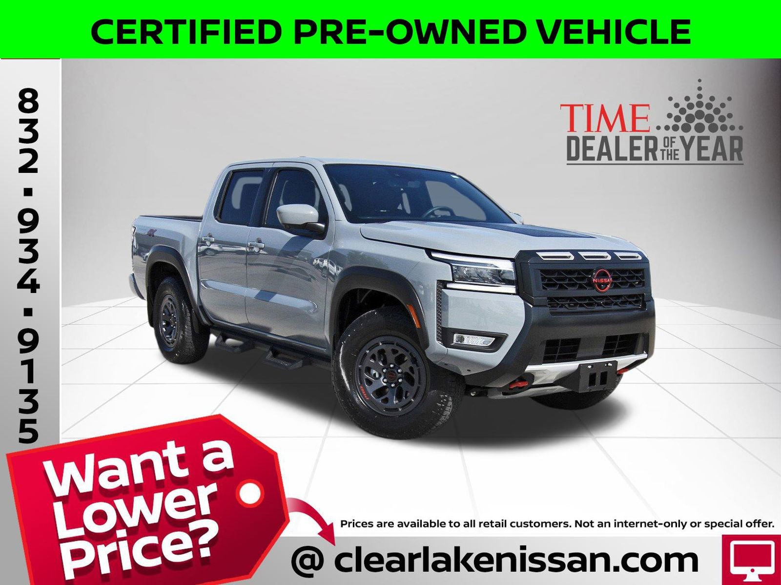 Certified 2025 Nissan Frontier PRO-4X w/ Pro Premium Package image 1