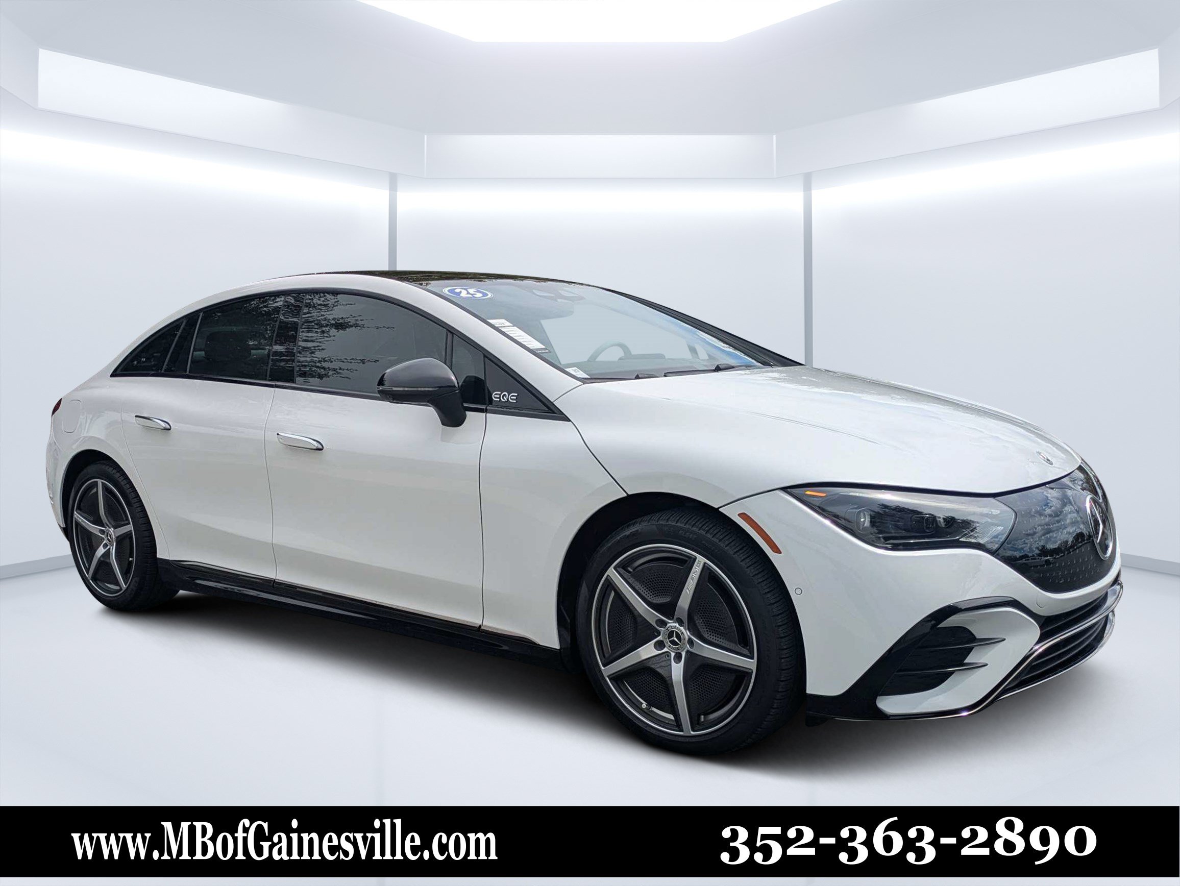 Certified 2025 Mercedes-Benz EQE 350+ 4MATIC Sedan w/ AMG Line Exterior Package