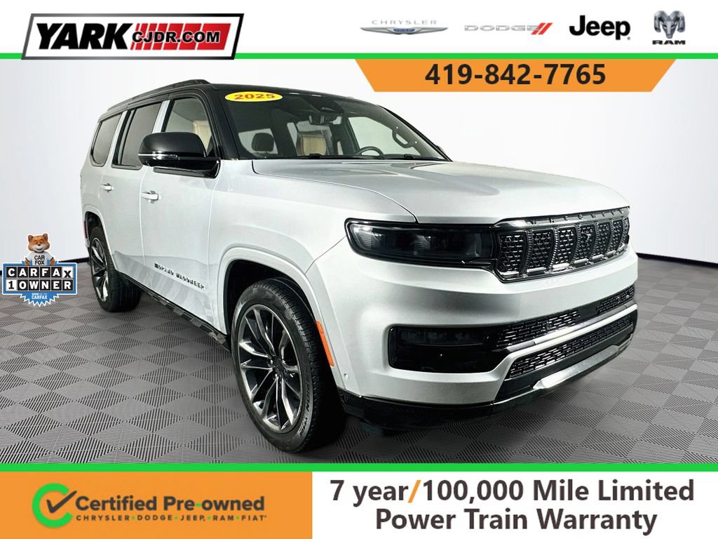 Certified 2025 Jeep Grand Wagoneer Series III w/ Quick Order Packagew 28T