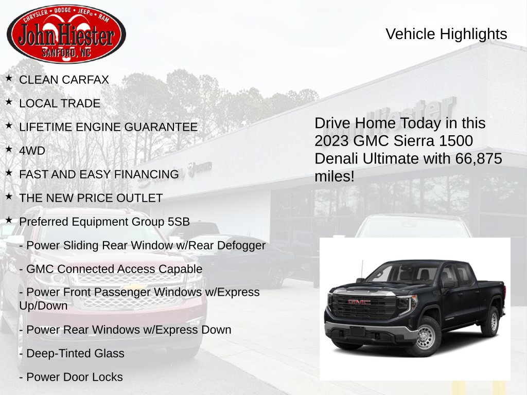 Used 2023 GMC Sierra 1500 Denali Ultimate AWD/4WD image 3
